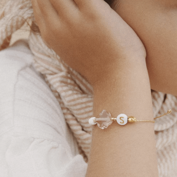 Bracelet enfant "Les Délicates" blanc – Image 2