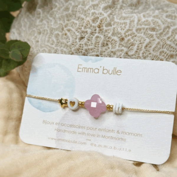 Bracelet enfant "Les Délicates" rose